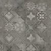 CERRAD gres softcement graphite decor patchwork rect 597x597x8 g1 m2
